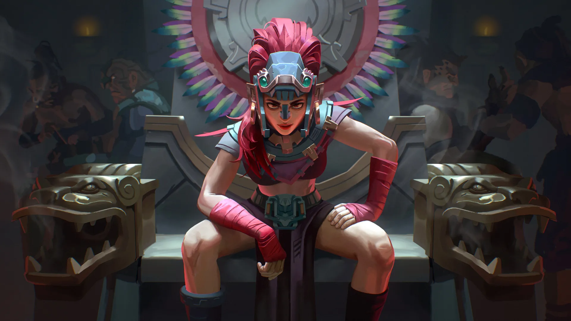 Featured 3D character — Jaguar Warrior