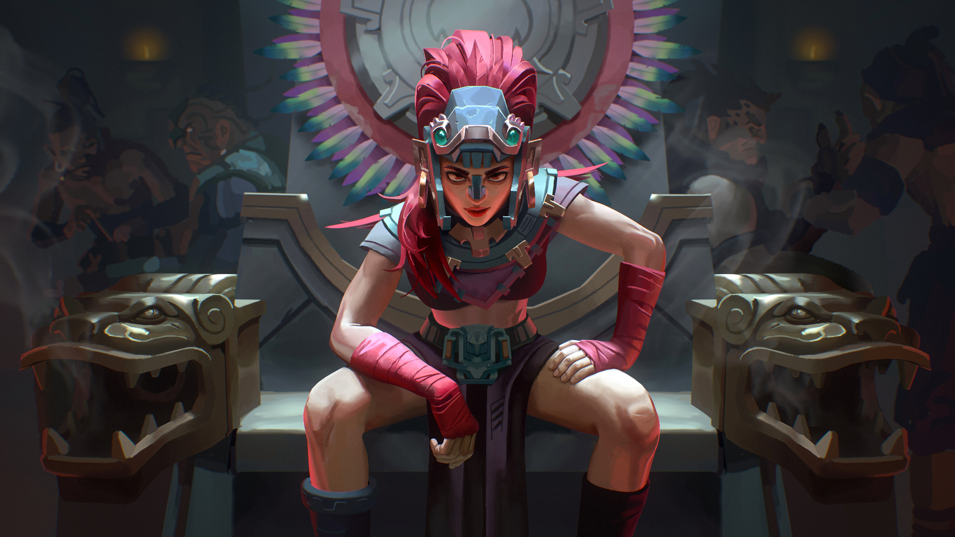 Featured 3D character — Jaguar Warrior