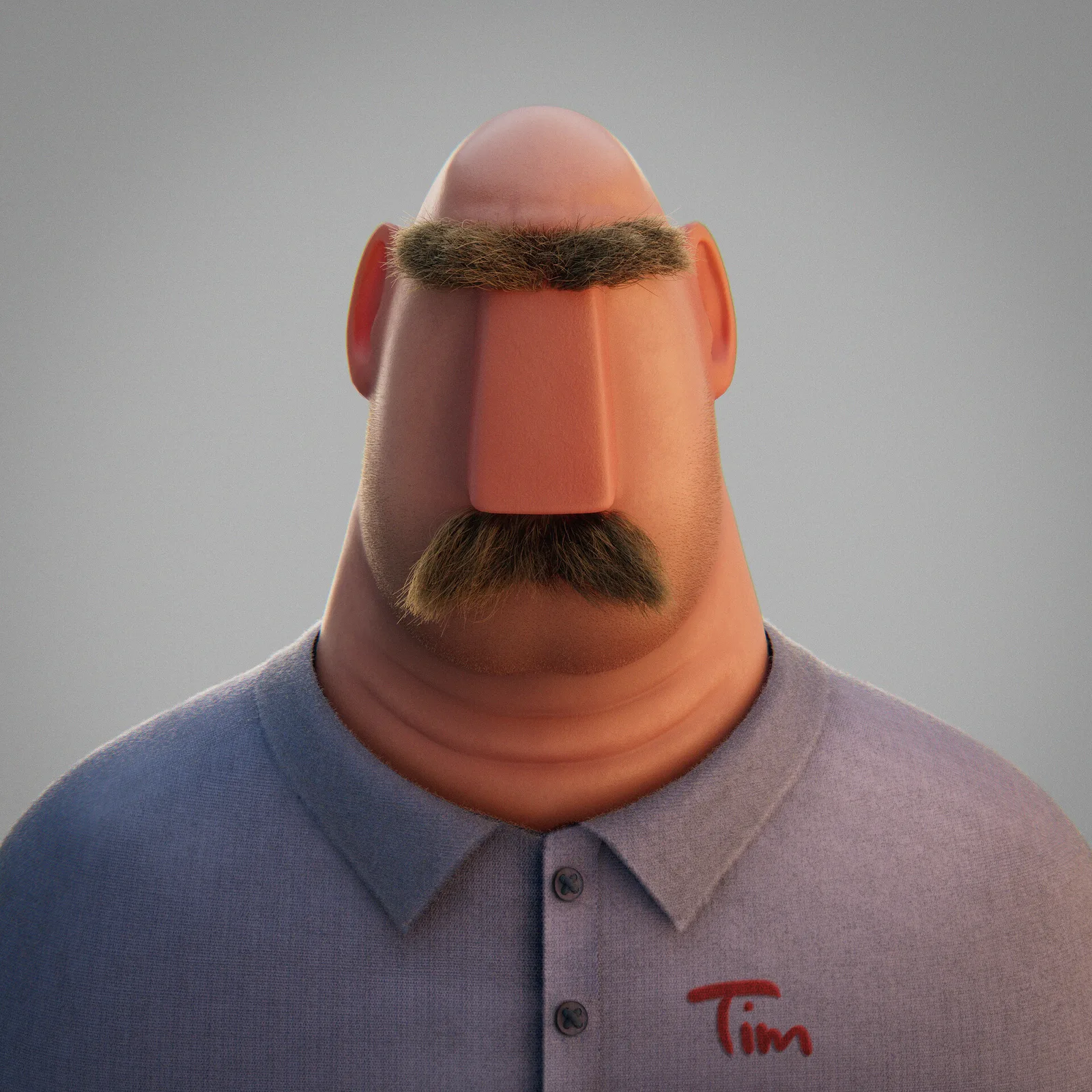 Tim Lockwood — Bust — Stylized Study by Fran Bezjak